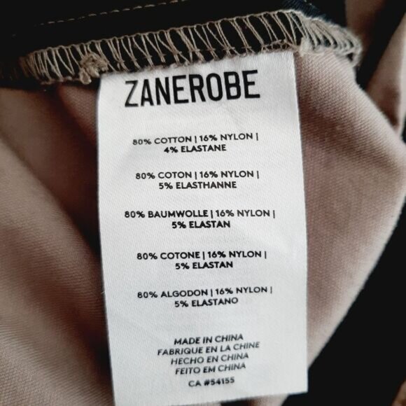 ZANEROBE Slim Fit Casual Pants Beige Cotton Blend Men's Sz 34 - Picture 10 of 10